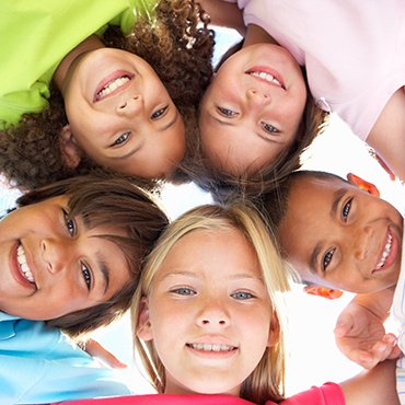 Midland Children's Dentist Five smiling children