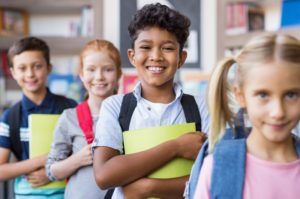 children at school smiling