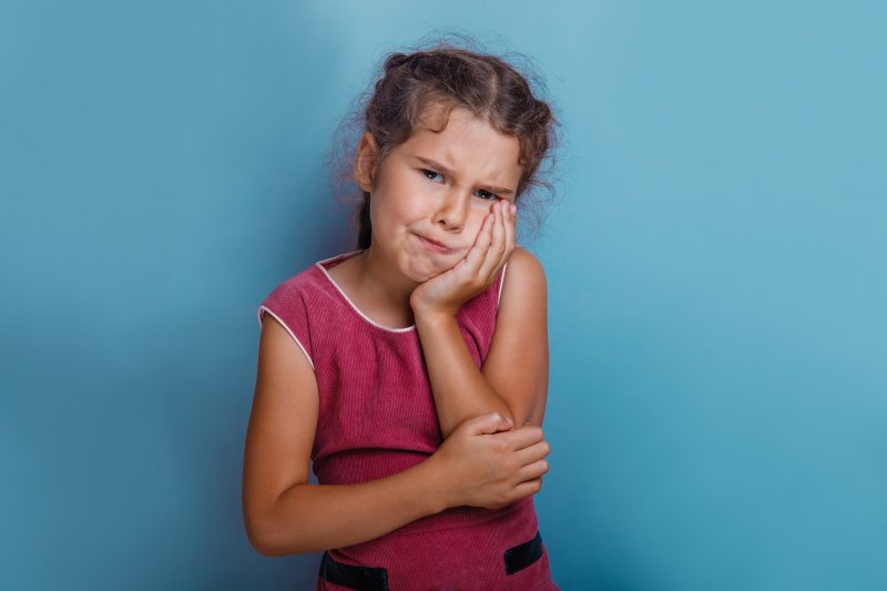 Child with toothache