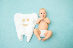 baby ready for first dental visit